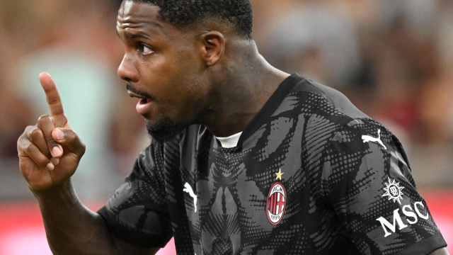 AC Milan’s goalkeeper Mike Maignan reacts at the end of the "Silvio Berlusconi" Trophy soccer match between AC Milan and Monza at the Giuseppe Meazza stadium in Milan, Italy, 13 August 2024. ANSA/DANIEL DAL ZENNARO