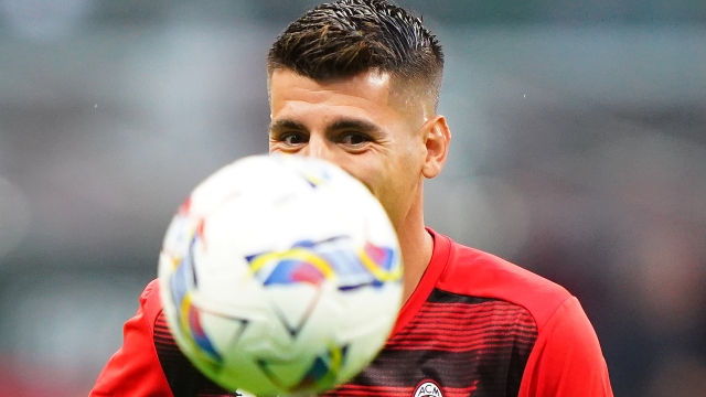 Alvaro Morata (AC Milan); during the Serie A soccer match between Milan and Torino at the San Siro Stadium in Milan, north Italy - Saturday, August 17, 2024. Sport - Soccer . (Photo by Spada/Lapresse)