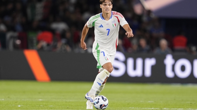 Samuele Ricci (Italy) during the Uefa Nations League 24-25 soccer match between France and Italy (group B) at the Parc des Princes, Paris, France -  September 6,  2024. Sport - Soccer . (Photo by Fabio Ferrari/LaPresse)