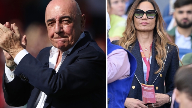 Adriano Galliani e Helga Costa