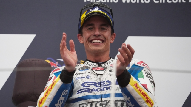 Foto Alessandro La Rocca/LaPresse 08-09-2024,     Sport-Motociclismo-Motomondiale 2024 Gran Premio Gran Premio Red Bull di San Marino e della Riviera di Rimini  - Misano World Circuit Marco Simoncelli - Gara nella foto: Marc Marquez -Ducati -Gresini  Photo Alessandro La Rocca/ LaPresse 2024 08 september,     Sport-Motorcycling- Motomondiale 2024  Gran Premio Gran Premio Red Bull di San Marino e della Riviera di Rimini - Misano World Circuit Marco Simoncelli - Race in the photo: Marc Marquez -Ducati -Gresini