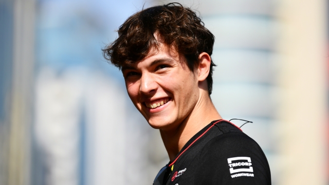 BAKU, AZERBAIJAN - SEPTEMBER 12: Oliver Bearman of Great Britain and Haas F1 looks on in the Paddock during previews ahead of the F1 Grand Prix of Azerbaijan at Baku City Circuit on September 12, 2024 in Baku, Azerbaijan. (Photo by James Sutton/Getty Images)