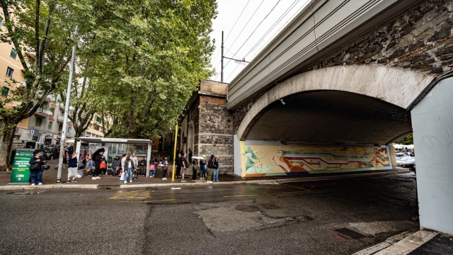 murale a roma di toyota