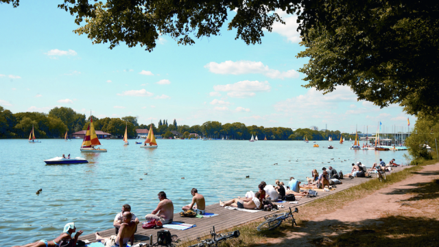 Maschsee, il lago artificiale in centro