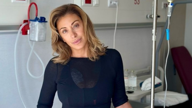 Sabrina Salerno in ospedale