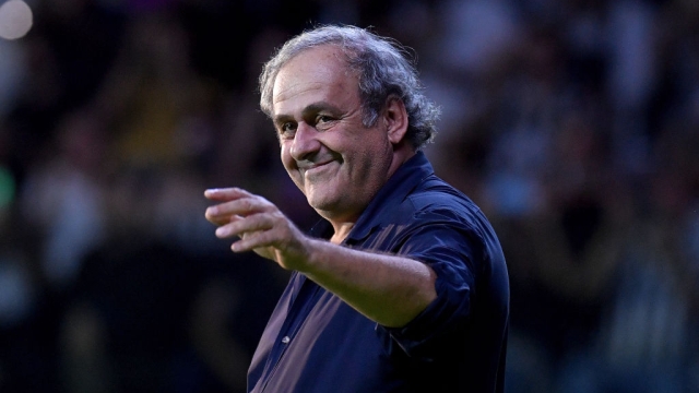 TURIN, ITALY - OCTOBER 10: Michel Platini during the 'Together, a Black and White Show' Juventus event at Pala Alpitour on October 10, 2023 in Turin, Italy. (Photo by Filippo Alfero - Juventus FC/Juventus FC via Getty Images)