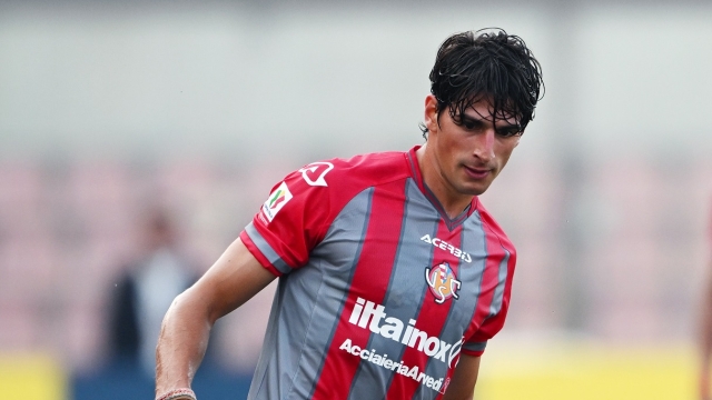 CREMONA, ITALY - AUGUST 10:  Tommaso Barbieri of US Cremonese in action during the Coppa Italia match between US Cremonese v Bari at Stadio Giovanni Zini on August 10, 2024 in Cremona, Italy. (Photo by Image Photo Agency/Getty Images)