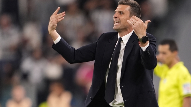 Juventus? head coach Thiago Motta during the Serie A soccer match between Juventus Fc and SSC Napoli at the Juventus Stadium in Turin, north west Italy - September 21, 2024. Sport - Soccer (Photo by Fabio Ferrari/LaPresse)