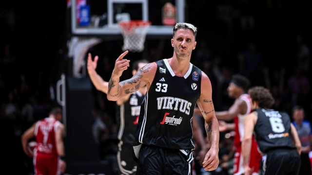 Achille Polonara EA7 Emporio Armani Olimpia Milano - Segafredo Virtus Bologna Frecciarossa Supercoppa 2024 -  Finale Legabasket LBA Serie A UnipolSai 2024-2025 Bologna, 22/09/2024 Foto L.Canu / Ciamillo-Castoria