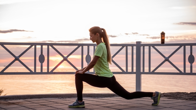 allenamento gambe, affondi