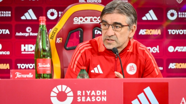 ROME, ITALY - OCTOBER 05: AS Roma coach Ivan Juric during a press conference at Centro Sportivo Fulvio Bernardini on October 05, 2024 in Rome, Italy. (Photo by Fabio Rossi/AS Roma via Getty Images)