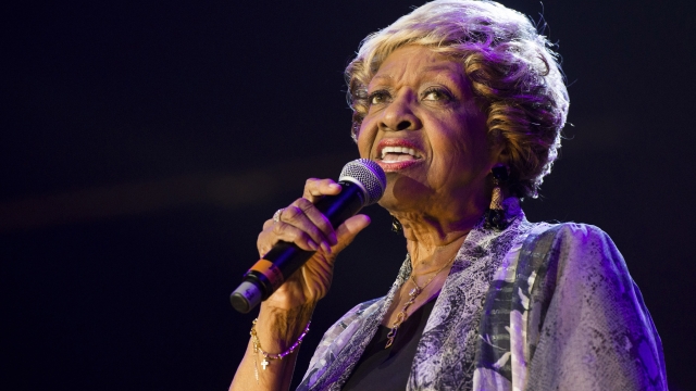 FILE - Cissy Houston performs during McDonald's Gospelfest 2013 on May 11, 2013 in Newark, N.J. Houston, the mother of Whitney Houston and a two-time Grammy winner who performed alongside superstar musicians like Elvis Presley and Aretha Franklin, died Monday, Oct. 7, 2024, in her New Jersey home. She was 91. (Photo by Charles Sykes/Invision/AP, File)