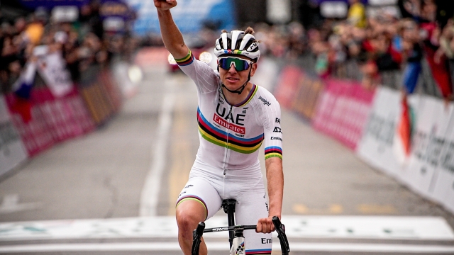 POGACAR Tadej  win the 118th edition of the ILombardia a 252 km one day race from Bergano to Como on October 12, 2024, Italy. (Photo by Marco Alpozzi/LaPresse)