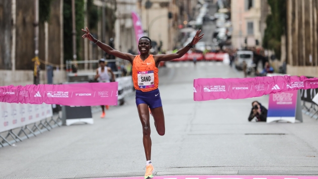 la prima donna classificata della Wizz Air Rome Half Marathon