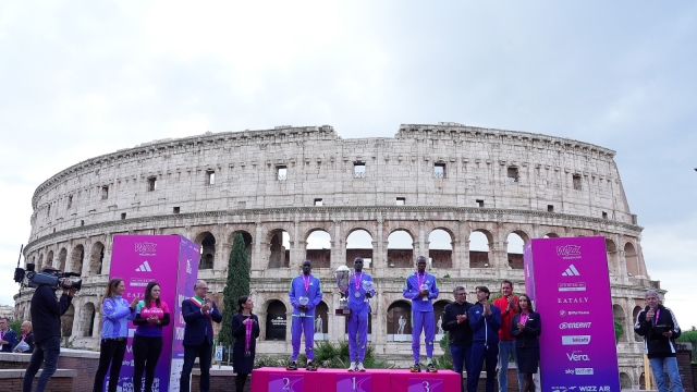 Wizz Air Rome Half Marathon - il podio maschile