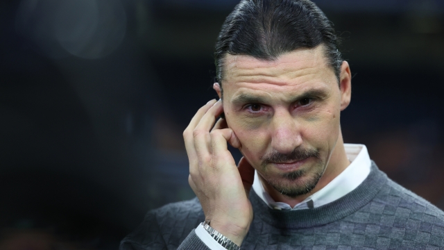 MILAN, ITALY - OCTOBER 22:  Zlatan Ibrahimovic of AC Milan attends before the UEFA Champions League 2024/25 League Phase MD3 match between AC Milan and Club Brugge KV at Stadio San Siro on October 22, 2024 in Milan, Italy. (Photo by Claudio Villa/AC Milan via Getty Images)