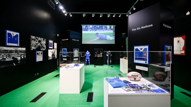 TURIN, ITALY - OCTOBER 23: 'The Heart of Rugby' Exhibition on October 23, 2024 in Turin, Italy. (Photo by Daniele Badolato - Juventus FC/Juventus FC via Getty Images)