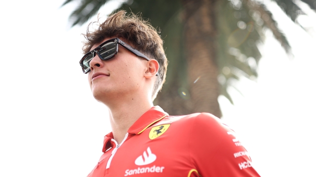 MEXICO CITY, MEXICO - OCTOBER 25: Oliver Bearman of Great Britain and reserve driver for Ferrari walks in the Paddock prior to practice ahead of the F1 Grand Prix of Mexico at Autodromo Hermanos Rodriguez on October 25, 2024 in Mexico City, Mexico. (Photo by Jared C. Tilton/Getty Images)