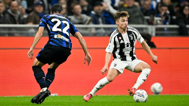 MILAN, ITALY - OCTOBER 27: Francisco Conceicao of Juventus during the Serie A match between FC Internazionale and Juventus at Stadio Giuseppe Meazza on October 27, 2024 in Milan, Italy. (Photo by Daniele Badolato - Juventus FC/Juventus FC via Getty Images)