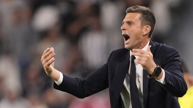 Juventus? head coach Thiago Motta during the Serie A soccer match between Juventus Fc and SSC Napoli at the Juventus Stadium in Turin, north west Italy - September 21, 2024. Sport - Soccer (Photo by Fabio Ferrari/LaPresse)