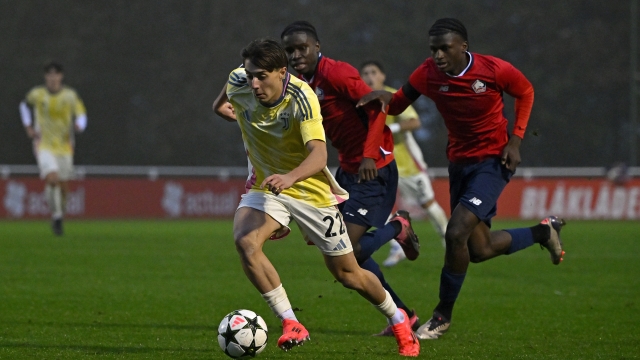 LILLE, FRANCE - NOVEMBER 05: Andrei Florea of Juventus during the UEFA Youth League 2024/25 match between LOSC Lille and Juventus on November 05, 2024 in Lille, France. (Photo by Filippo Alfero - Juventus FC/Juventus FC via Getty Images)