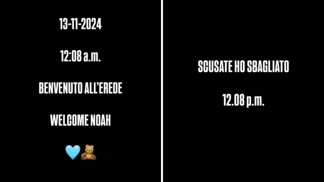 Lazza e Greta Orsingher sono diventati genitori: "Benvenuto Noah"