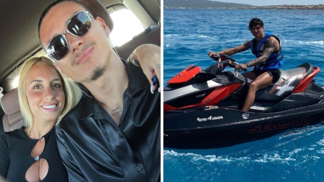 darwin nunez moto d'acqua