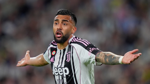 Nicolas Gonzalez playing for Juventus in a Serie A match against Udinese