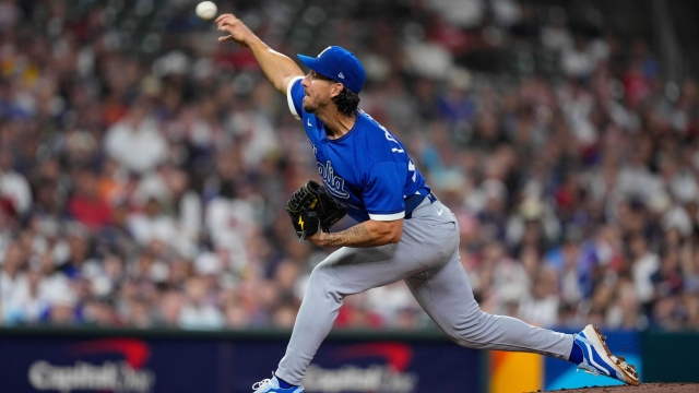 Italy pitcher Michael Lorenzen (24) throws to the United States in the first inning of a World Baseball Classic game, Tuesday, March 10, 2026, in Houston. (AP Photo/Ashley Landis)      Associate Press/ LaPresse Only Italy and Spain