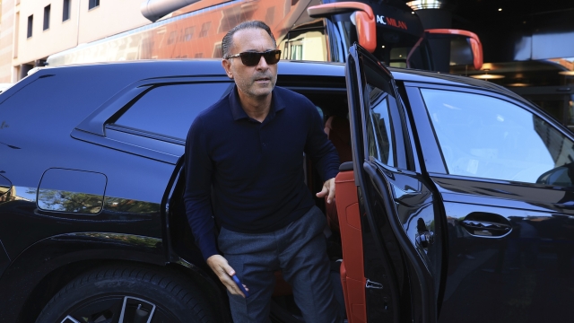  RedBird Capital Partners Founder and Owner of AC Milan Gerry Cardinale is seen ahead of UEFA Europa League 2023/24 between AC Milan and AS Roma on April 11, 2024 in Milan, Italy. (Photo by Giuseppe Cottini/AC Milan via Getty Images)