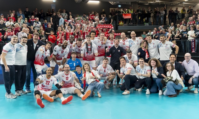 Piacenza espugna Luneburg: 3-0 nell'andata della finale di Coppa Cev