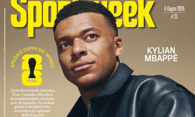 Mbappè esclusivo, lui la stella in copertina. Poi lo speciale Mondiale: tutto su Sportweek