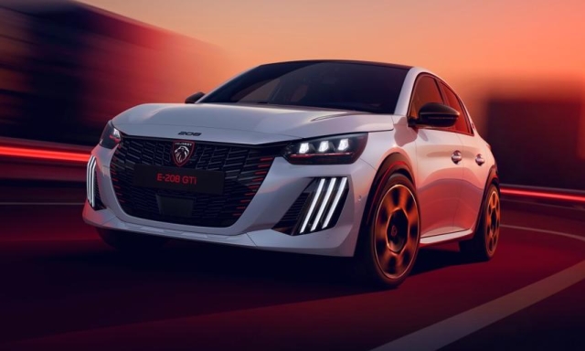 Peugeot E-208 Gti: la nuova hot hatch elettrica da 281 Cv e 0-100 in 5,5 secondi