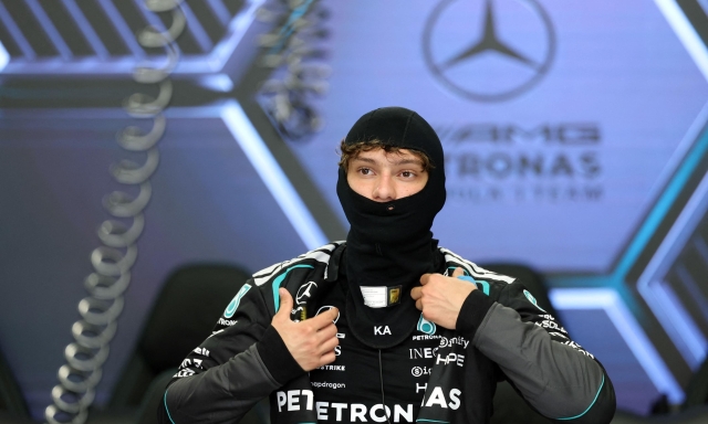 Libere 3, a Barcellona comanda Russell. Antonelli nervoso con Stroll finisce investigato