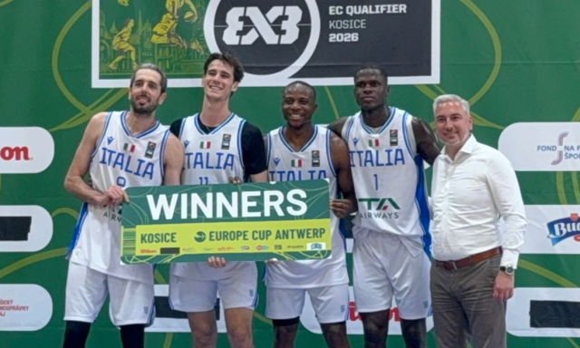 Nazionale 3x3, vittoria a Kosice: gli azzurri di Della Valle qualificati per la Europe Cup