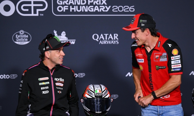 Bezzecchi: "In Ungheria botta forte, ma sto bene". Marquez: "Io più forte che mai. Ma al momento di testa"