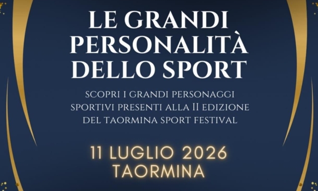Taormina Sport Festival: fra i premiati quest'anno Schiavone, Levorato e Frey
