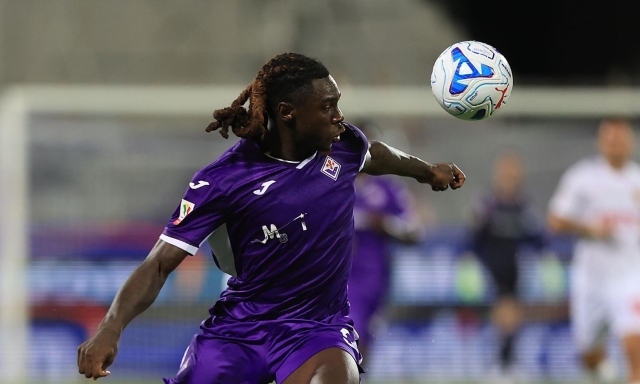 Kean, gol e saluti alla Fiorentina: titolare con la Roma, in attesa del Como