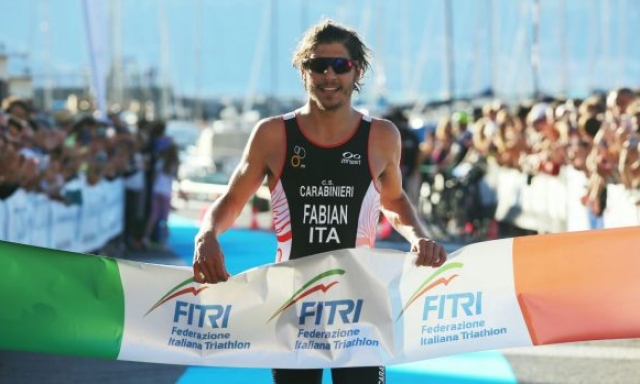 Alessandro Fabian, campione italiano 2017 di triathlon olimpico (Bardella)