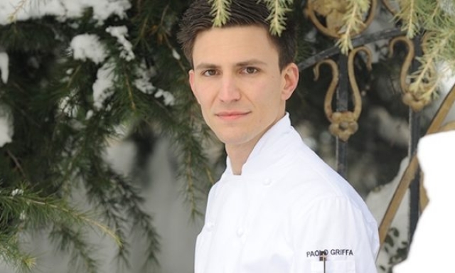 Paolo Griffa, cuoco dello stellato Petit Royal a Courmayeur.
