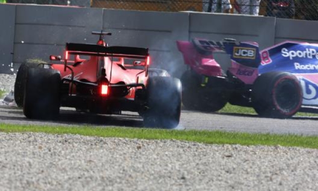 L’errore di Sebastian Vettel all’Ascari. Lapresse