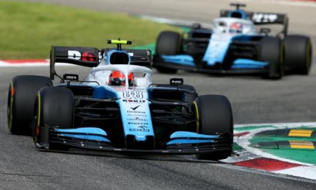 Le Williams in azione nello scorso GP d’Italia. Getty