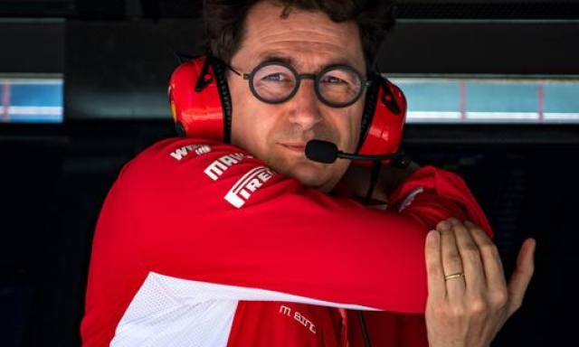 Mattia Binotto, team principal Ferrari. Afp