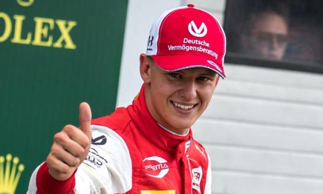 Mick Schumacher, 21 anni, ha vinto l’Europeo F.3 nel 2018. Afp