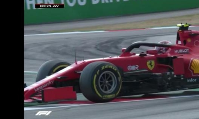 Leclerc in testacoda. Sky Sport