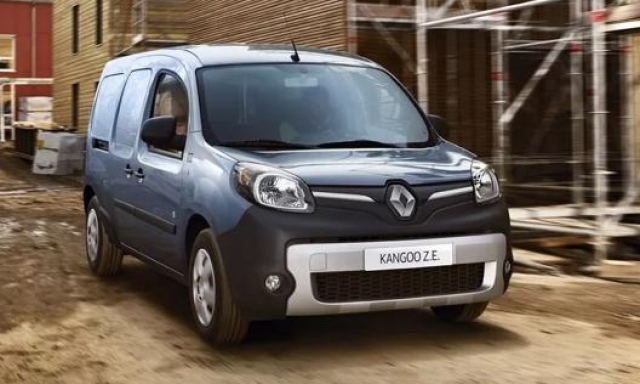 Renault Kangoo Z.E. da 33 kWh ha una autonomia di    200 km in condizioni di utilizzo reali