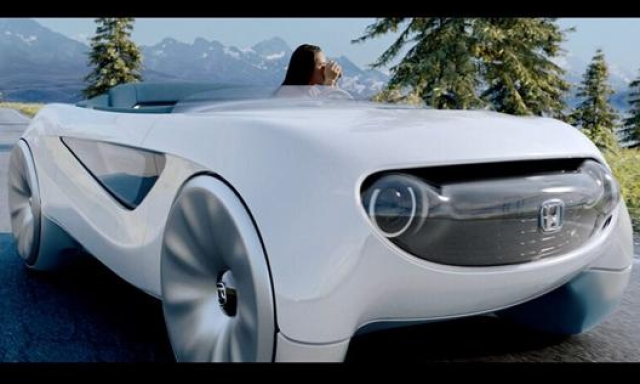 La Augmented Driving Concept che sarà presentata dalla Honda