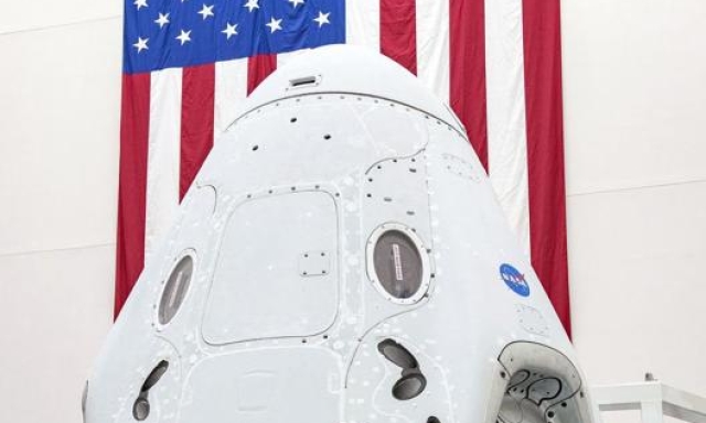 La capsula Dragon che ospiterà gli astronauti