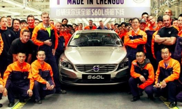 La fabbrica Volvo di Chenghou, nella regione del Sichuan