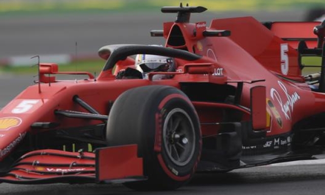 La Ferrari SF1000 numero 5 di Sebastian Vettel. Lapresse